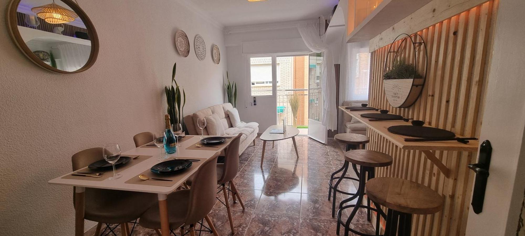Wabi Beach Home - Frente Al Mar Con Aire Acondicionado Aguilas Luaran gambar